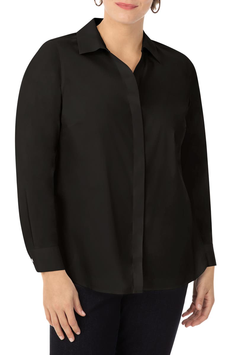 Foxcroft Kylie Non-Iron Button-Up Shirt, Main, color, 