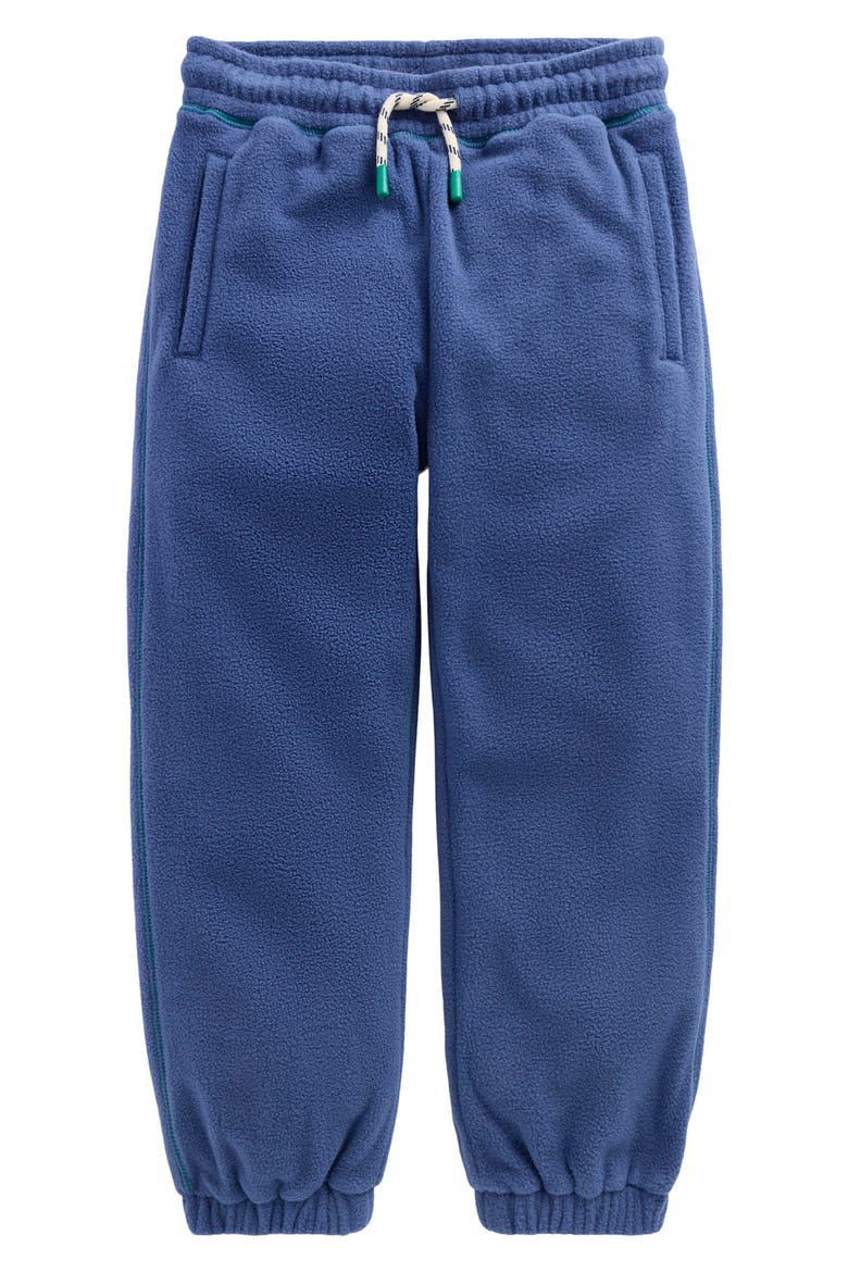 Kids' Cosy Microfleece Joggers, Main, color, DENIM BLUE