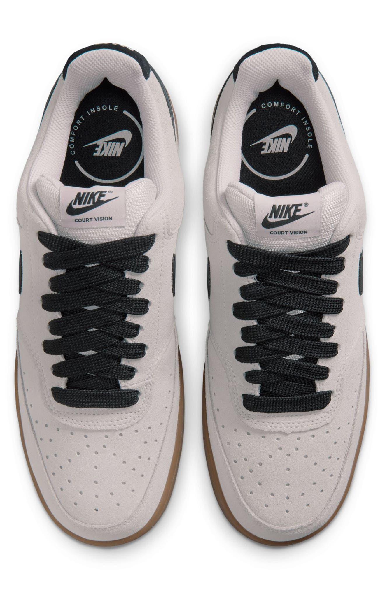 Court Vision Low Sneaker, Alternate, color, VAST GREY/ BLACK