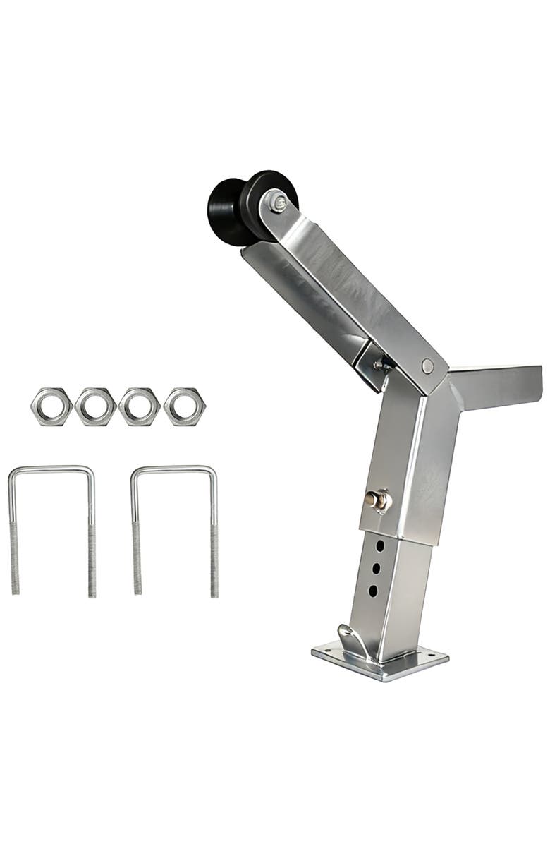 Trimate Boat Trailer Winch Post, Fits 3 to 5 Inch Tongue, 7x 3 Inch Winch Mount, Main, color, Silver