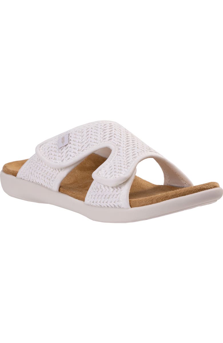 Revitalign Kholo Raffia Slide Sandal, Main, color, White