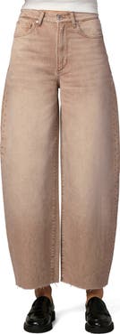 Joe's The Billie Raw Hem Crop Barrel Jeans