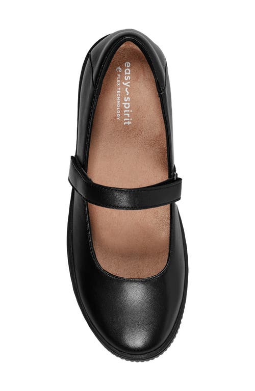 Easy Spirit Kyliee Mary Jane Flat In Black