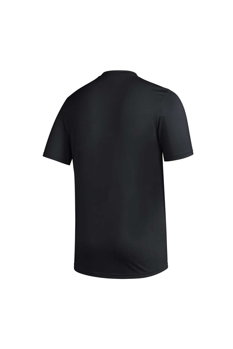 Men's adidas Black Washington Huskies Football Practice AEROREADY Pregame T-Shirt, Alternate, color, Black