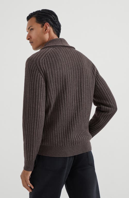 Brunello Cucinelli Ribbed Button-up Cardigan