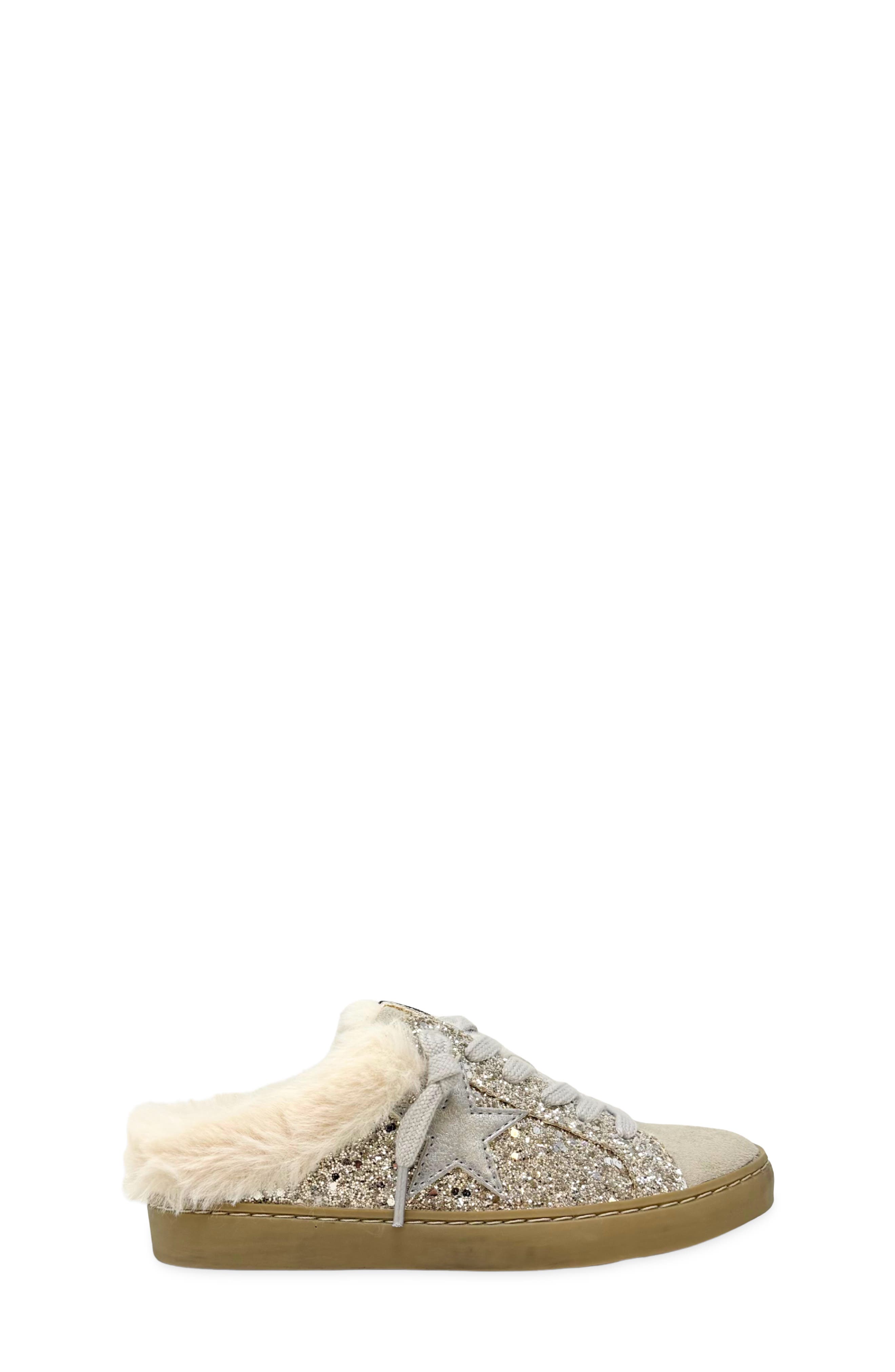 Kids' Pinah Mini Glitter Slip-On Shoe, Alternate, color, GOLD GLITTER