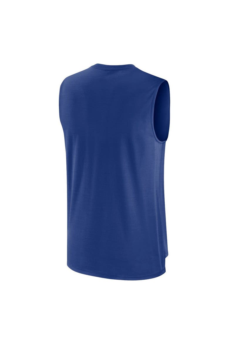 Men's Nike Royal Kansas City Royals Knockout Stack Exceed Performance Muscle Tank Top, Alternate, color, Royal