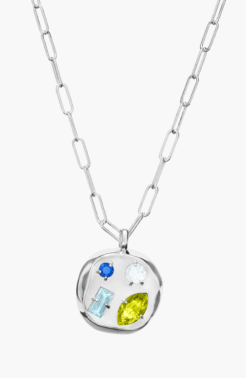 Birthdate Co. The August Birthdate Silver Pendant In August 7th - Silver