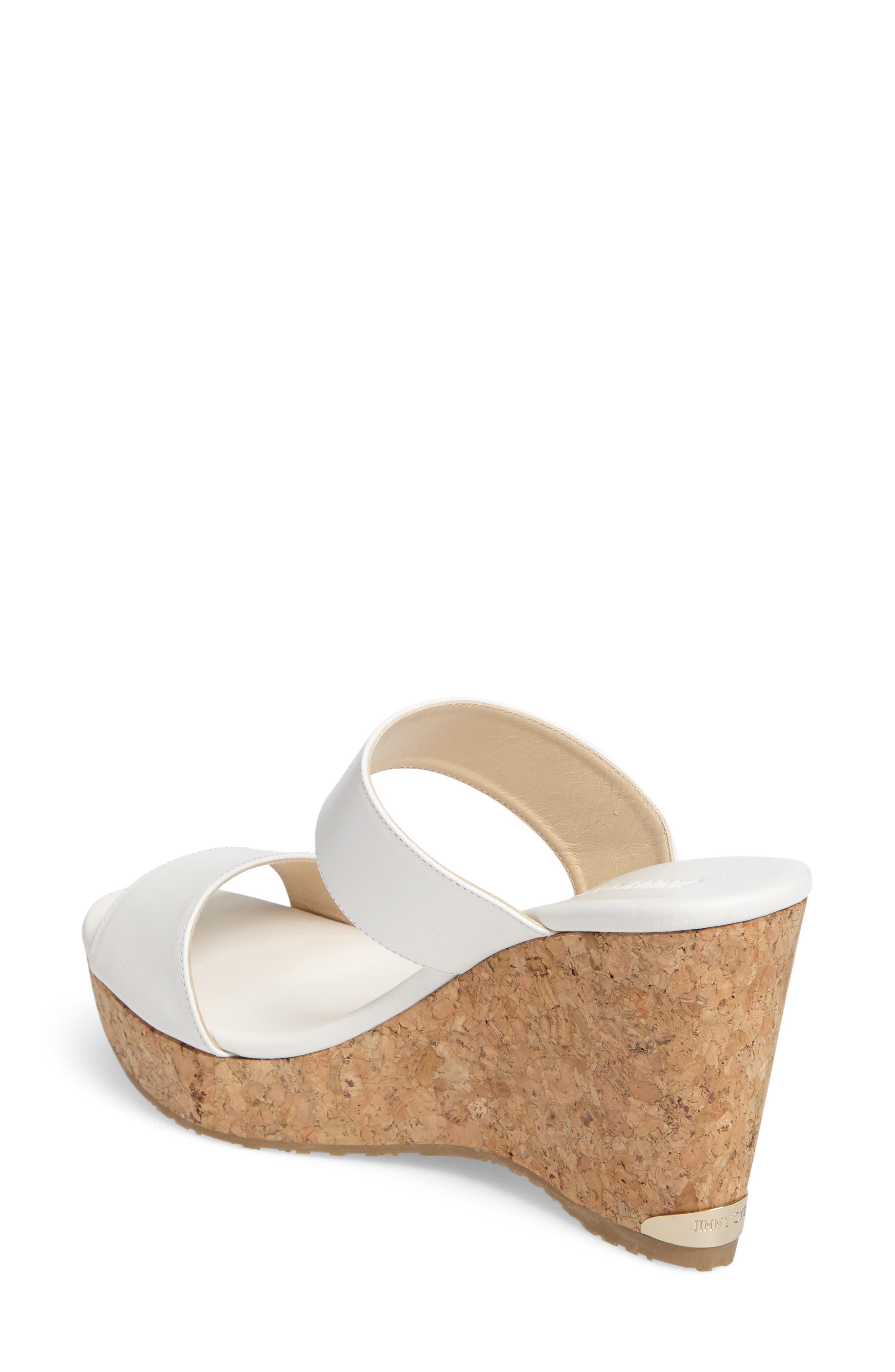 Jimmy Choo Parker Wedge Sandal, Alternate, color, 