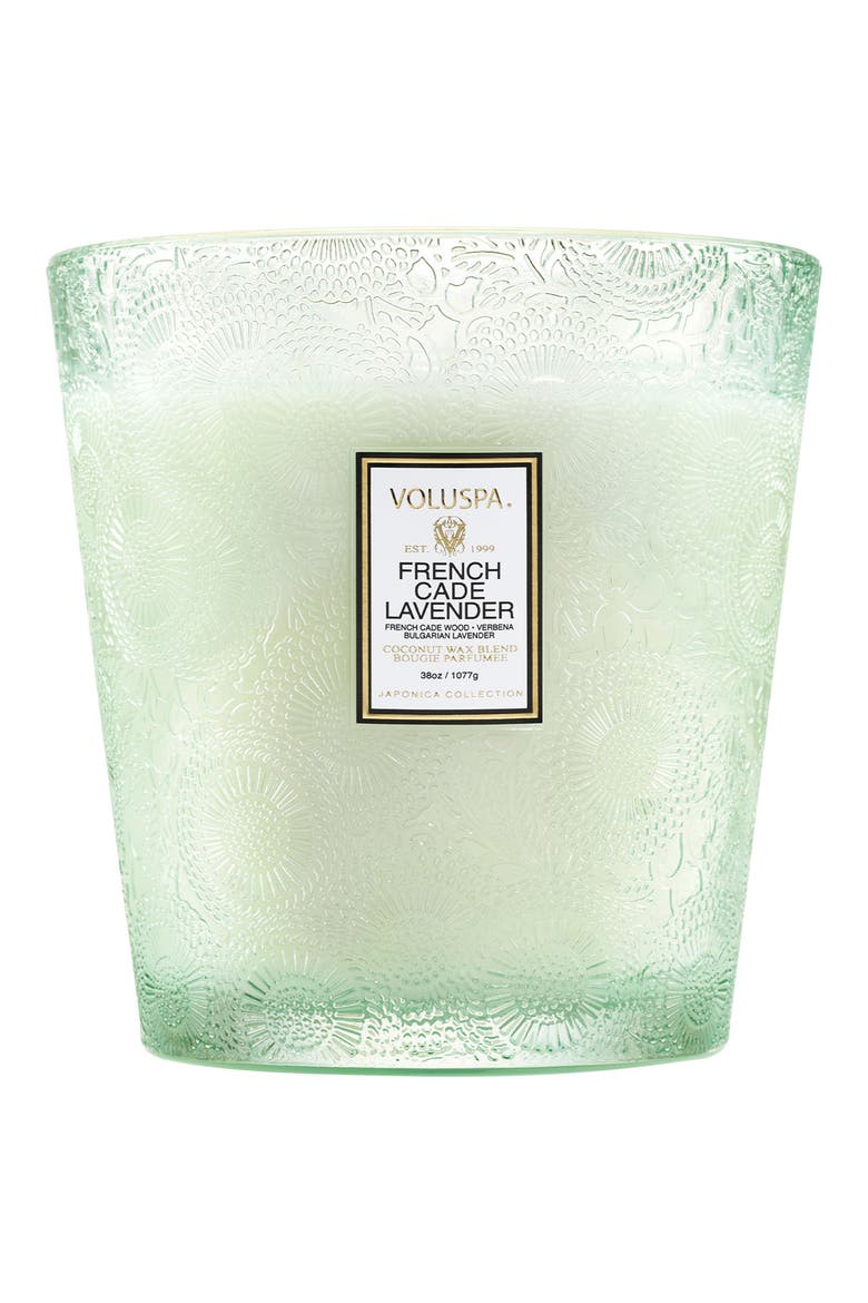 French Cade Lavender Three-Wick Hearth Candle, Alternate, color, NO COLOR