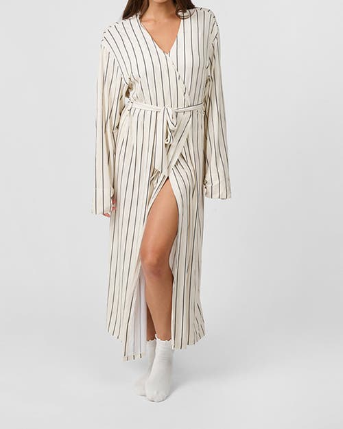 Weworewhat Modal Jersey Robe In Neutral