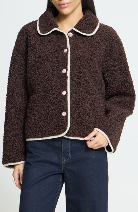 Teddy Cropped Jacket