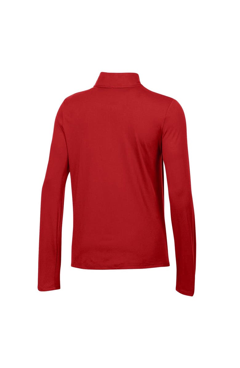 Under Armour Women's Under Armour Red Wisconsin Badgers Gameday Knockout Quarter-Zip Top, Alternate, color, 