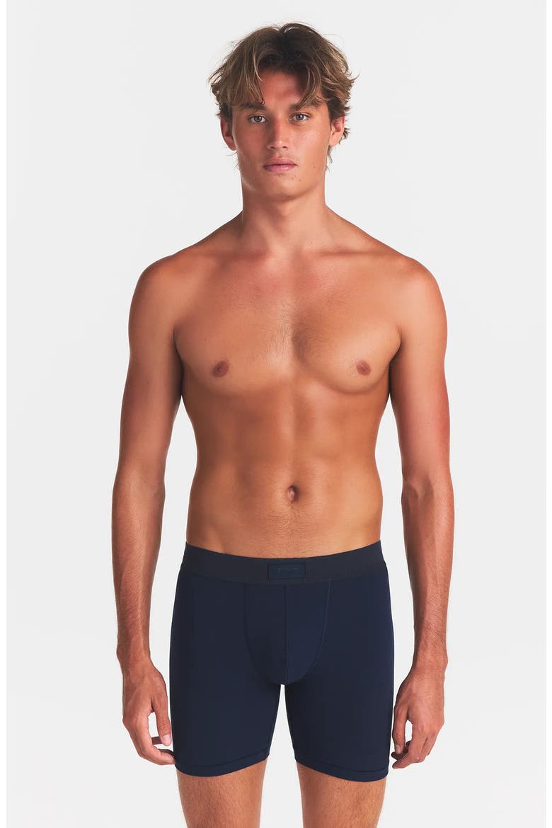 3-Pack Stretch Cotton & Modal Boxer Briefs, Alternate, color, NIMBUS MULTI