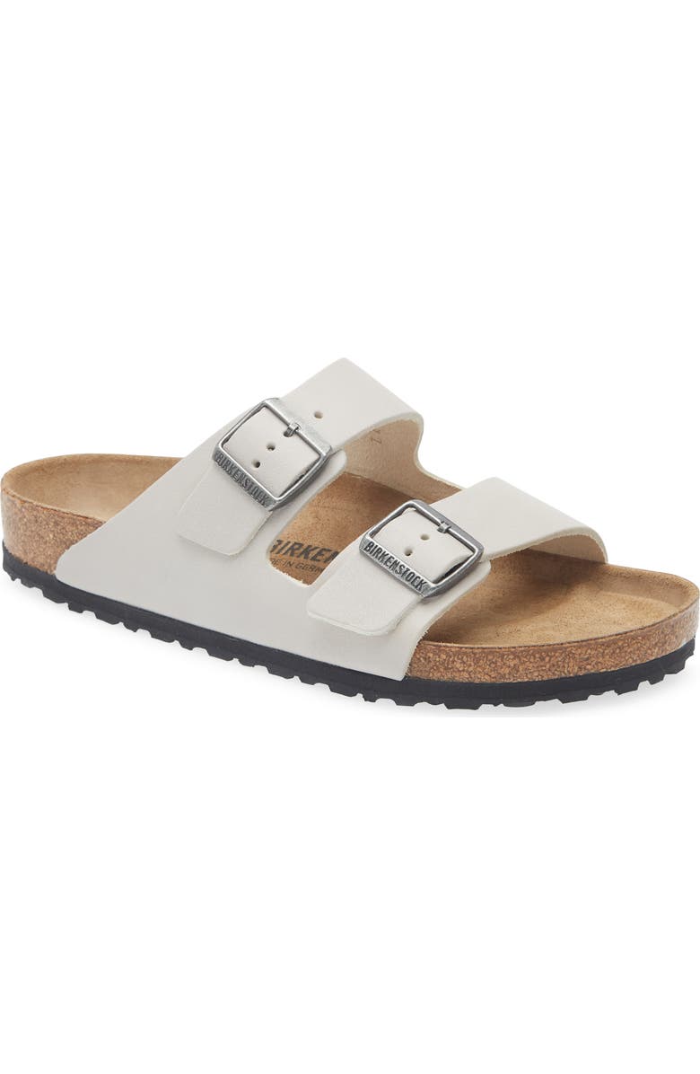 Birkenstock Arizona Vintage Bold Grip Sandal, Main, color, Mineral Gray