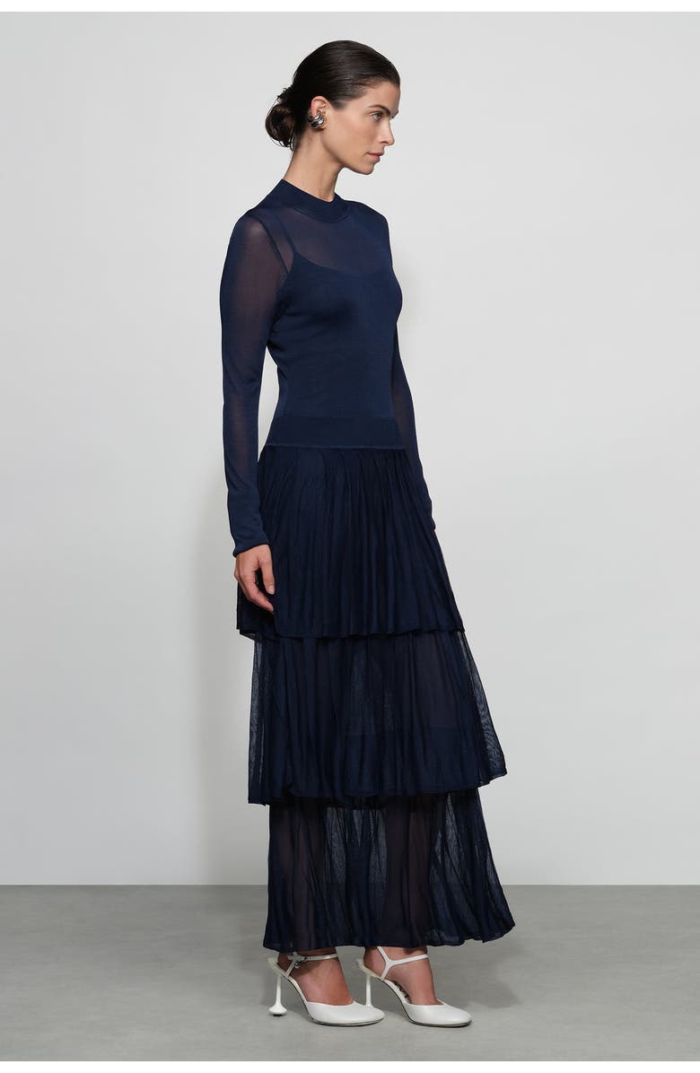 Et Ochs Anslie Knit Midi Dress, Alternate, color, Midnight