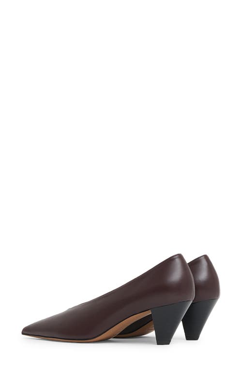 Mansur Gavriel Kiki Pointed Toe Pump In Animal Print