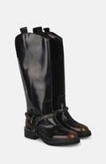 Alma en Pena Flat Boot Snake Detail