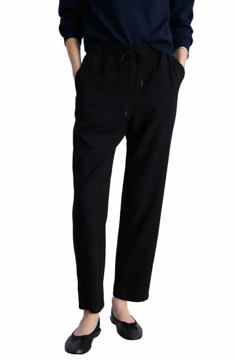 MANGO Elastic Waist Flowy Pants