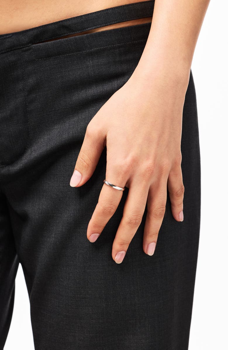 Ana Luisa Solid White Gold - Slim Eclipse Ring, Alternate, color, Gold