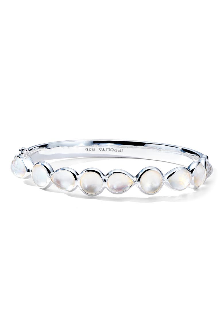 Rock Candy® Hinge Bracelet, Main, color, SILVER
