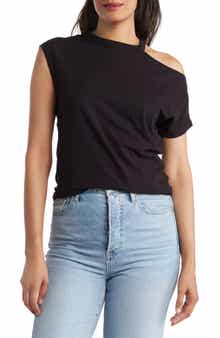 Renee C Asymmetric Sleeve Top