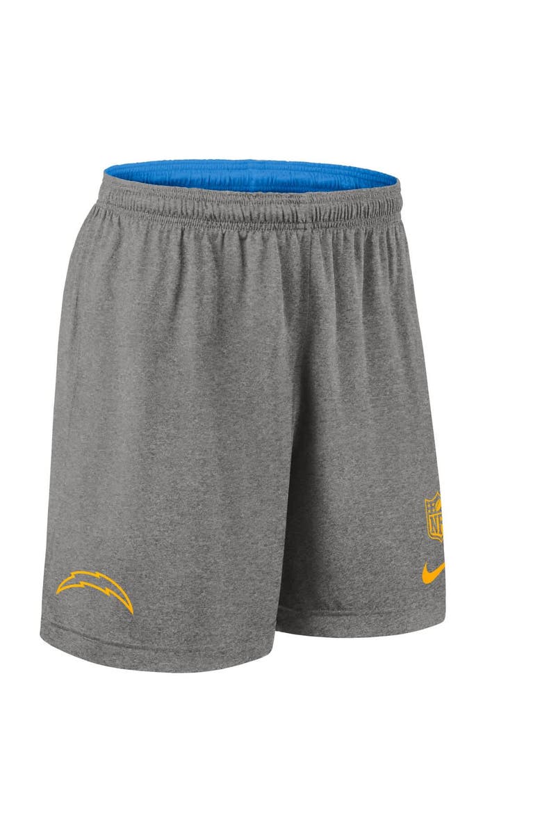 Nike Men's Nike Powder Blue Los Angeles Chargers Sideline Reversible Performance Shorts, Alternate, color, Powder Blue