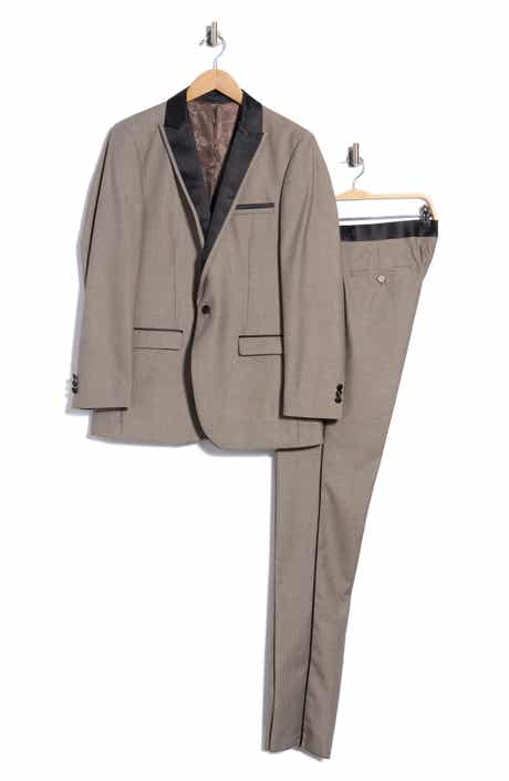One-Button Satin Peak Lapel Tuxedo