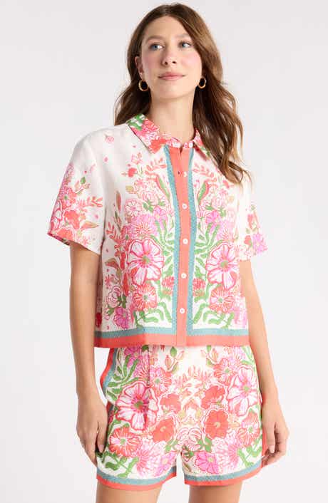 1901 Short Sleeve Floral Camp Shirt