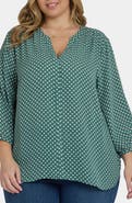 NYDJ Pintuck Top