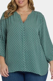 NYDJ Pintuck Top