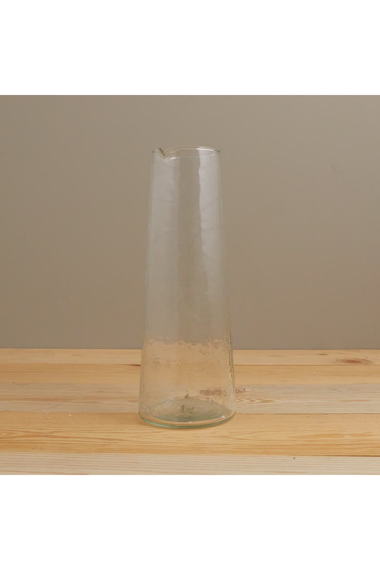 Pebble Glass Carafe, Alternate, color, Clear