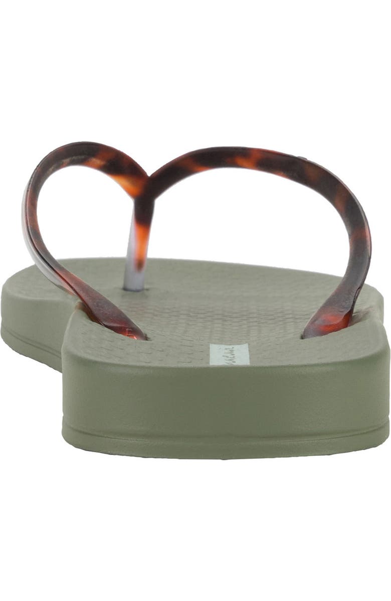 Ipanema Ana Flip Flop, Alternate, color, Green/ Clear