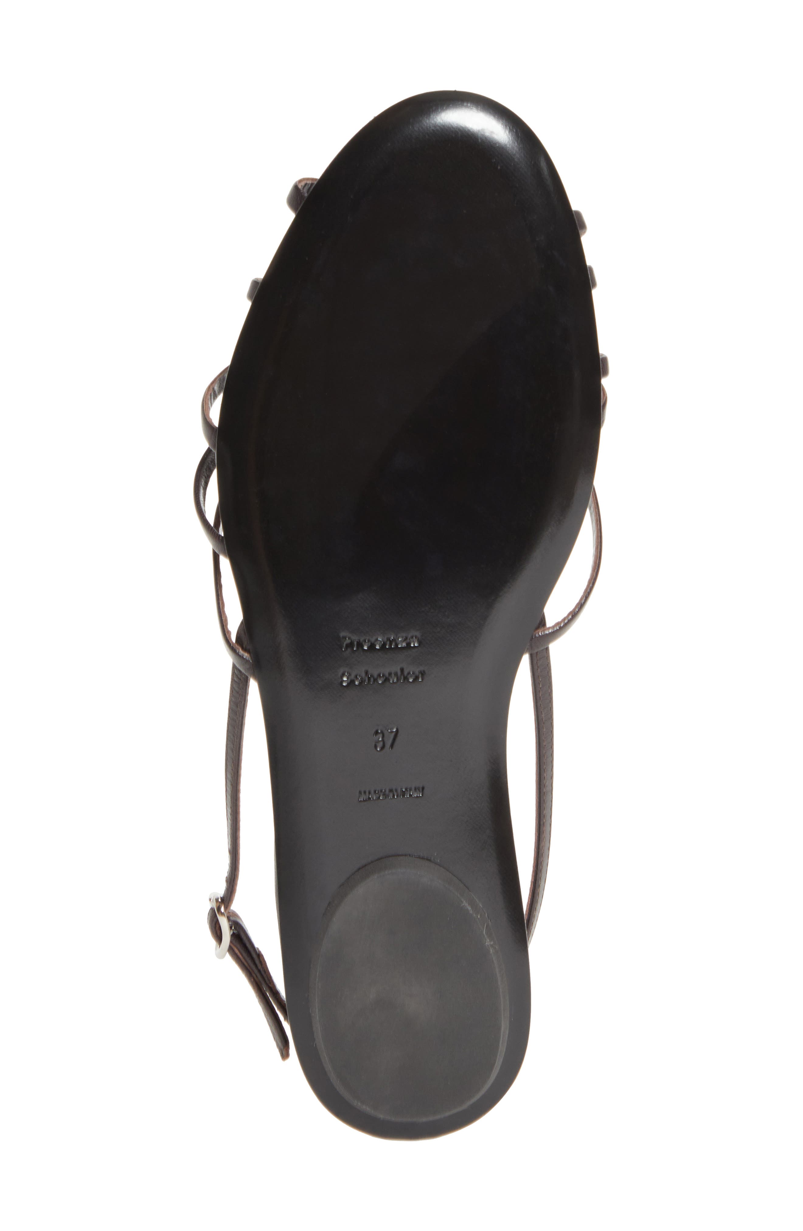 Proenza Schouler Uma Slingback Sandal, Alternate, color, Burgundy