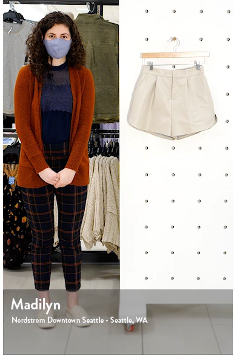 Faux Leather Shorts video