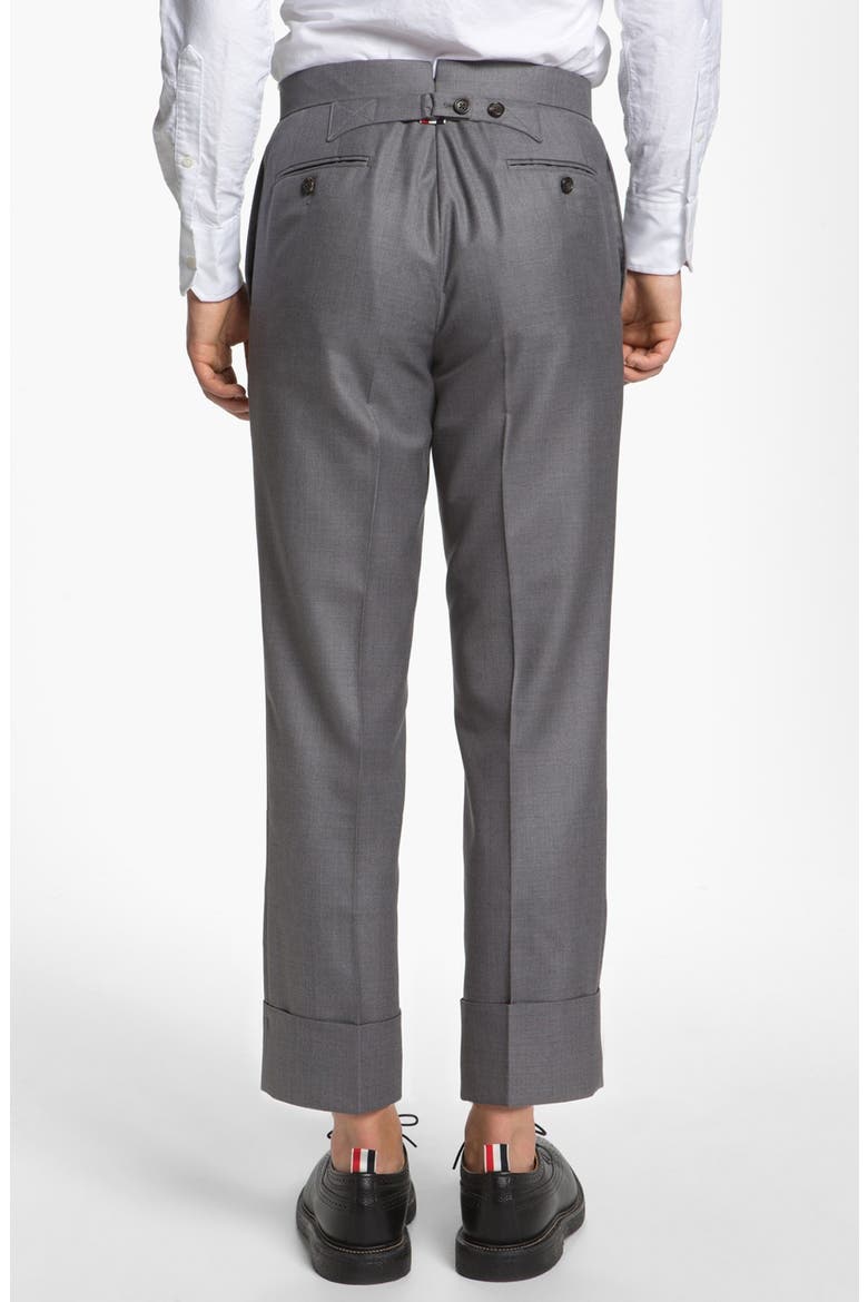 Wool & Cashmere Trousers, Alternate, color, GREY