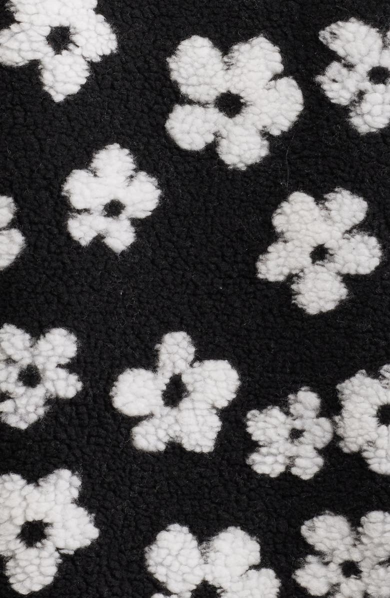 All in Favor Daisy Floral High Pile Fleece Shacket, Alternate, color, 