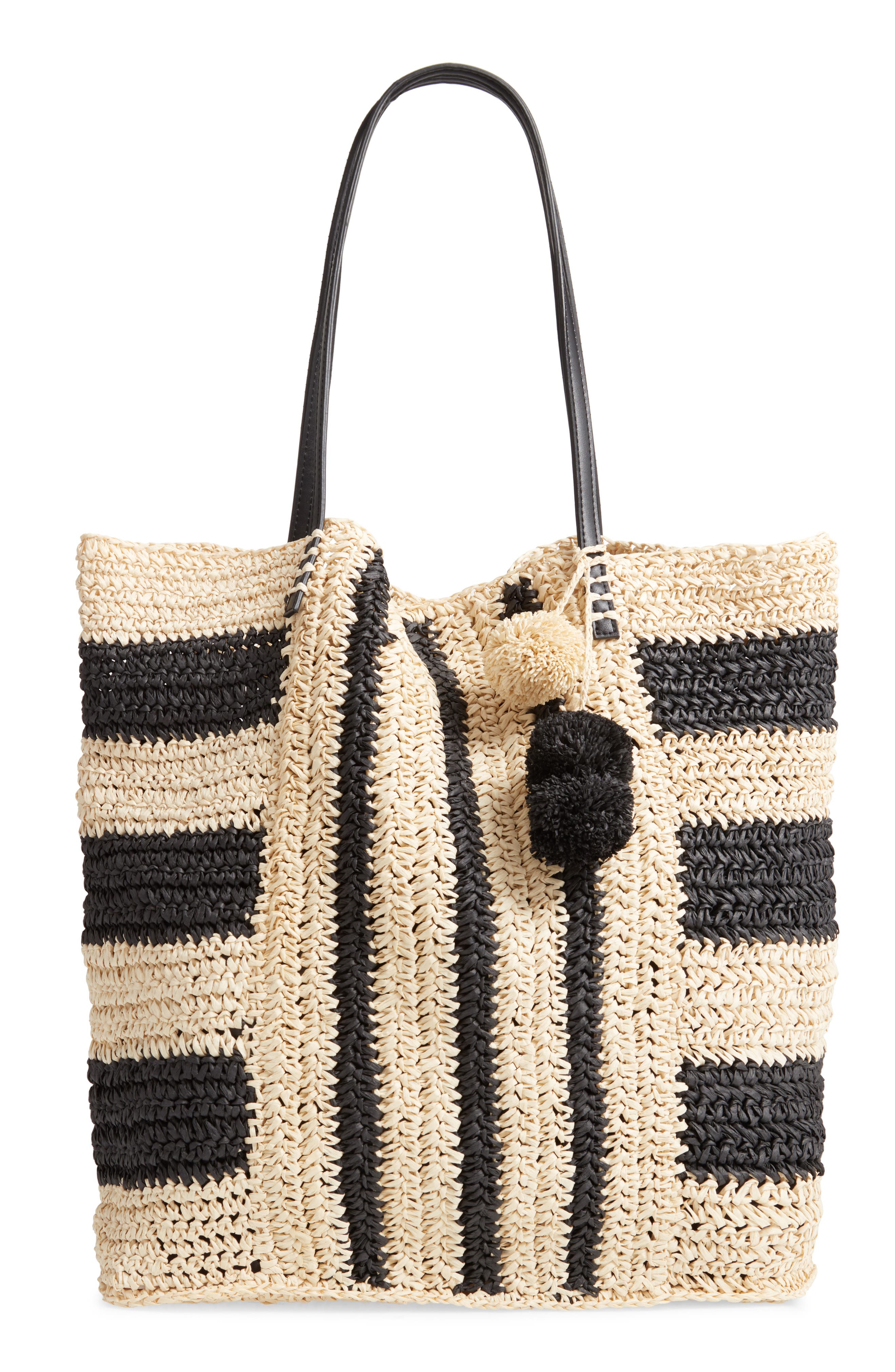 LSPACE L Space Sophia Straw Tote, Main, color, 