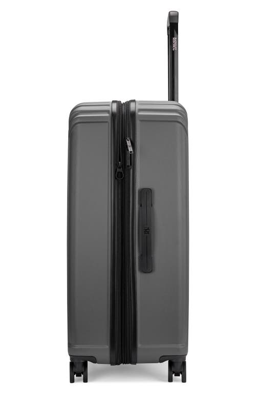 Badgley Mischka Collection Evalyn Three-piece Hardside Spinner Luggage Set In Grey