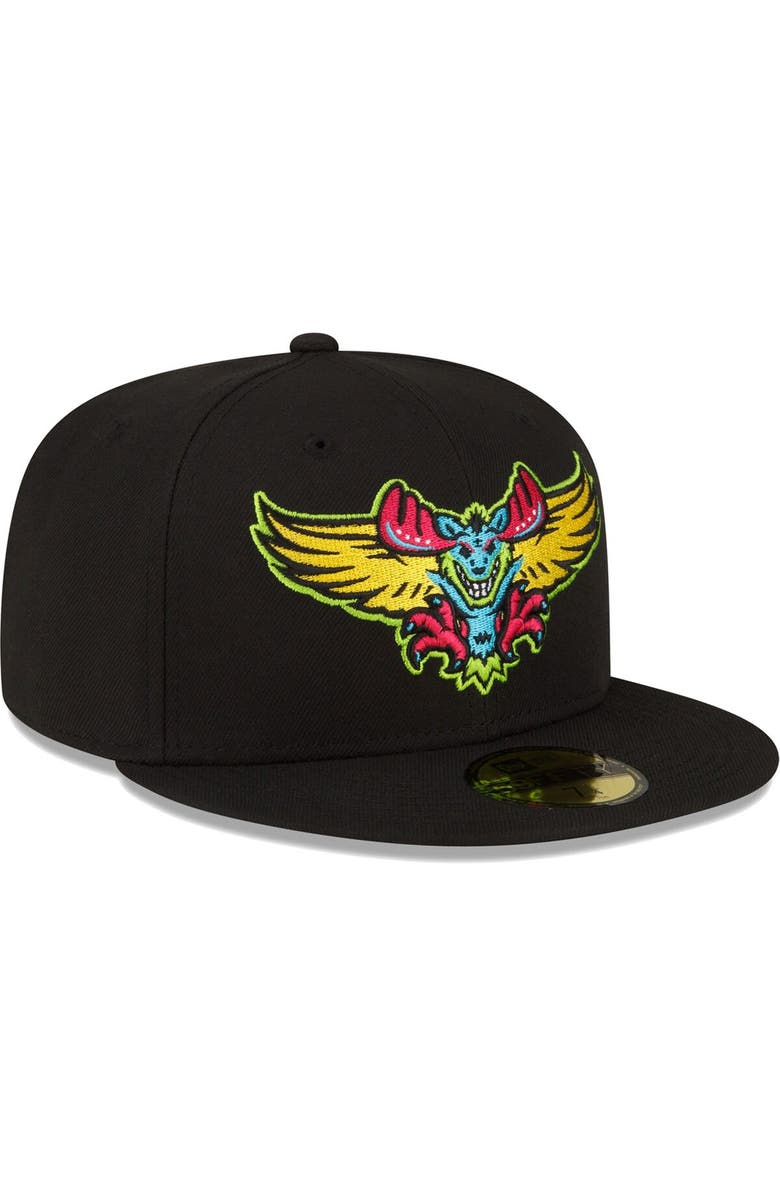 New Era Men's New Era Black Modesto Nuts Copa De La Diversion 59FIFTY Fitted Hat, Alternate, color, Black