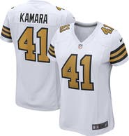 Nike Women's Nike Alvin Kamara White New Orleans Saints Alternate Game Player Jersey