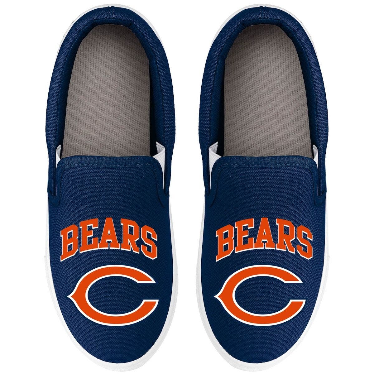 FOCO Women's FOCO Chicago Bears Big Logo Slip-On Sneakers, Alternate, color, 
