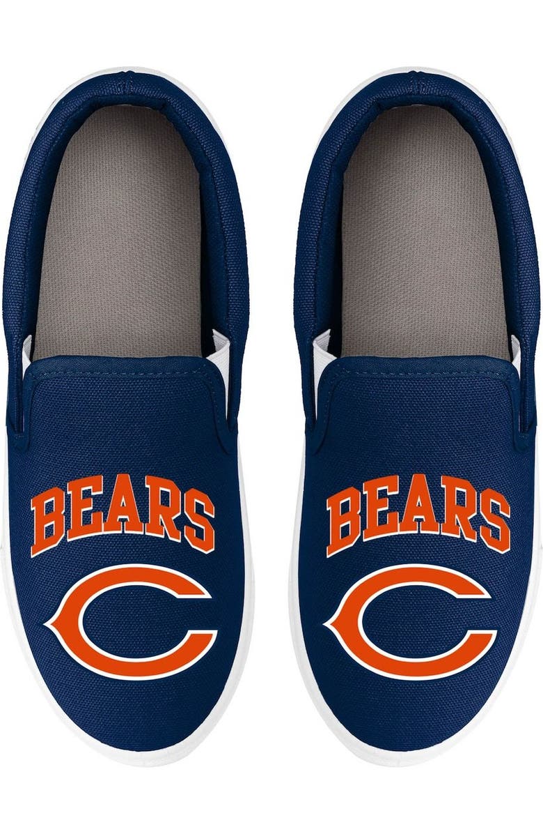 FOCO Women's FOCO Chicago Bears Big Logo Slip-On Sneakers, Alternate, color,