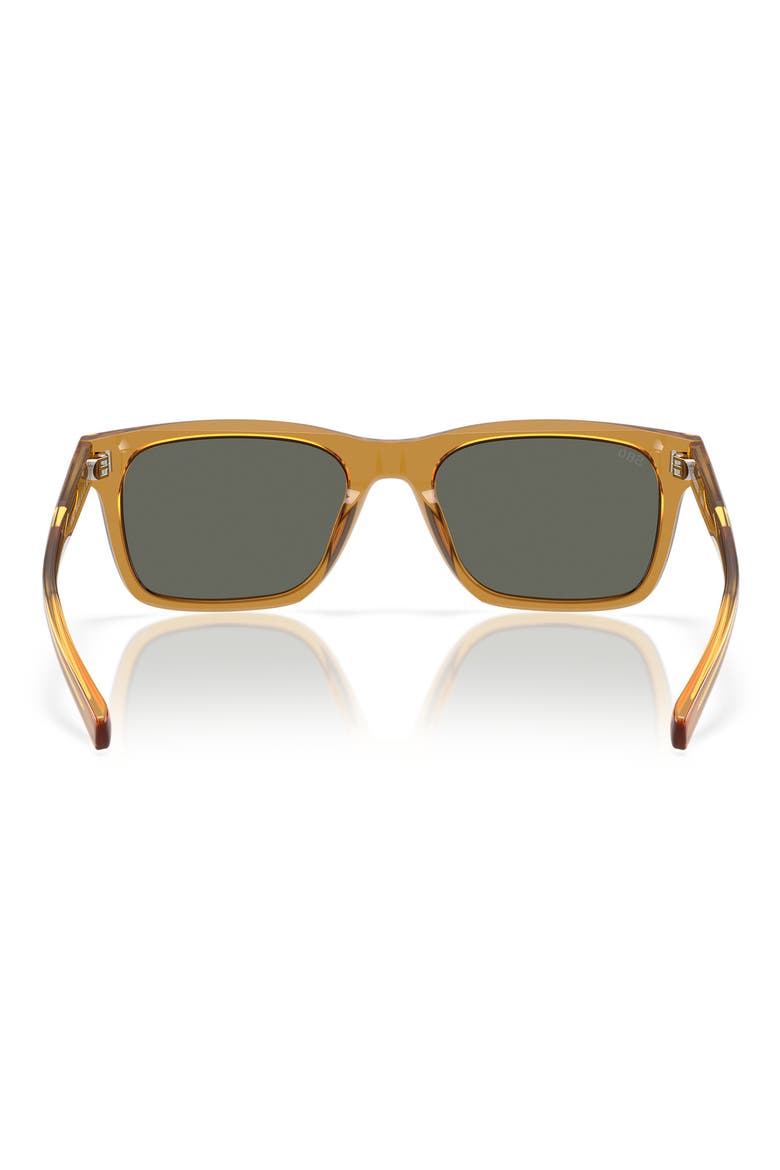 Tybee 55mm Polarized Rectangular Sunglasses, Alternate, color, SUN RAY / GRAY 580G