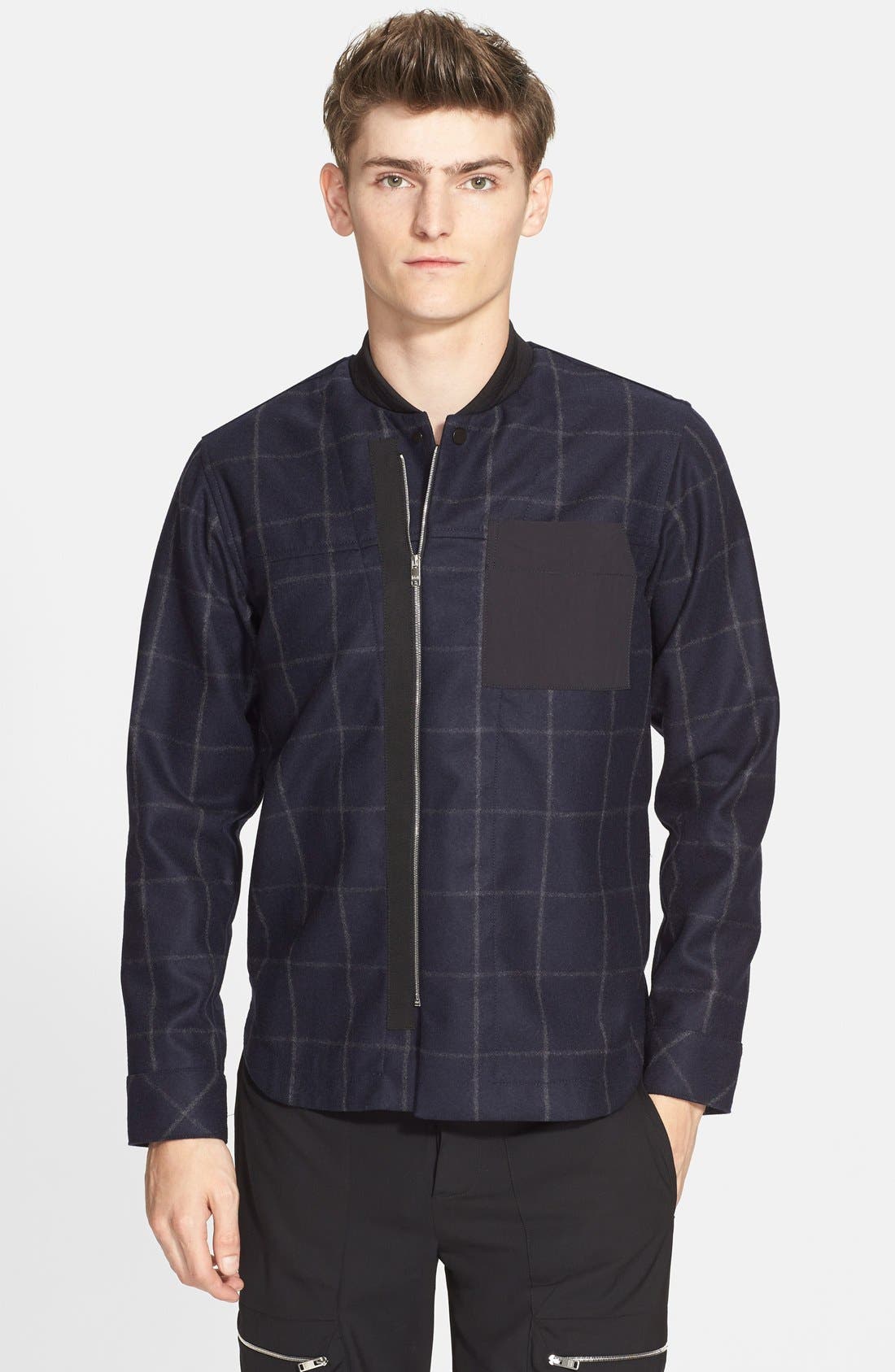 Tim Coppens Check Varsity Shirt Jacket (Men) | Nordstrom