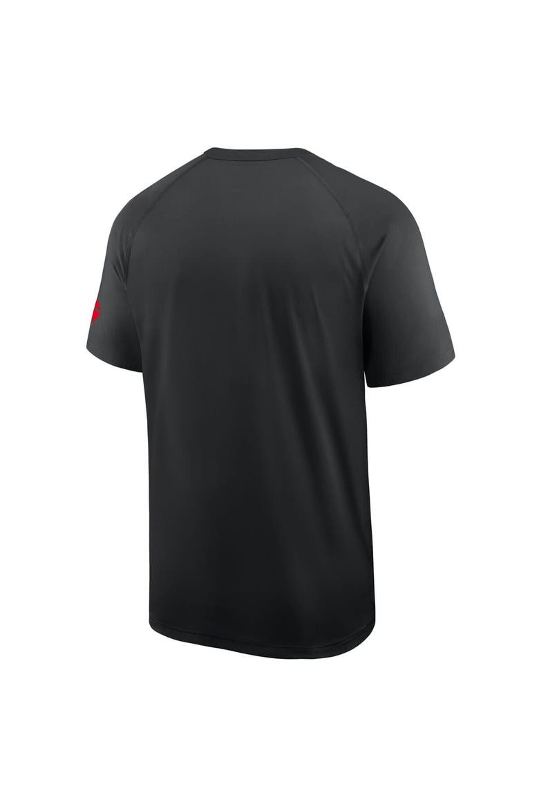 Men's Nike Black Georgia Bulldogs Ready Raglan Premium Performance T-Shirt, Alternate, color, Black