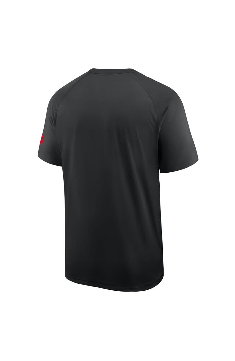 Nike Men's Nike Black Georgia Bulldogs Ready Raglan Premium Performance T-Shirt, Alternate, color, Black