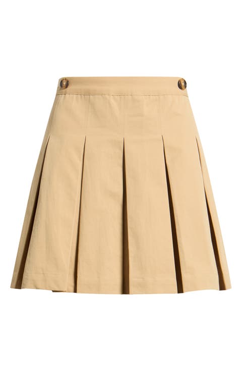 Willow Pleated Miniskirt