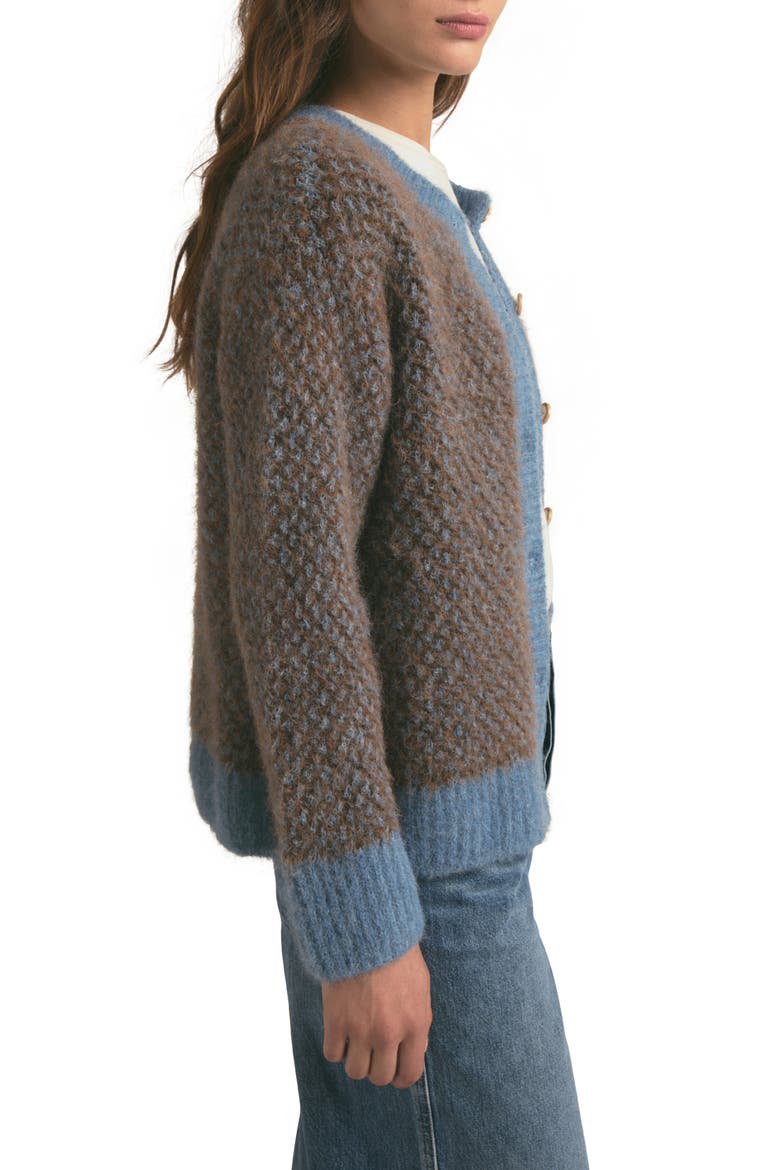 The Rio Alpaca Blend Cardigan, Alternate, color, MACCHIATO MULTI