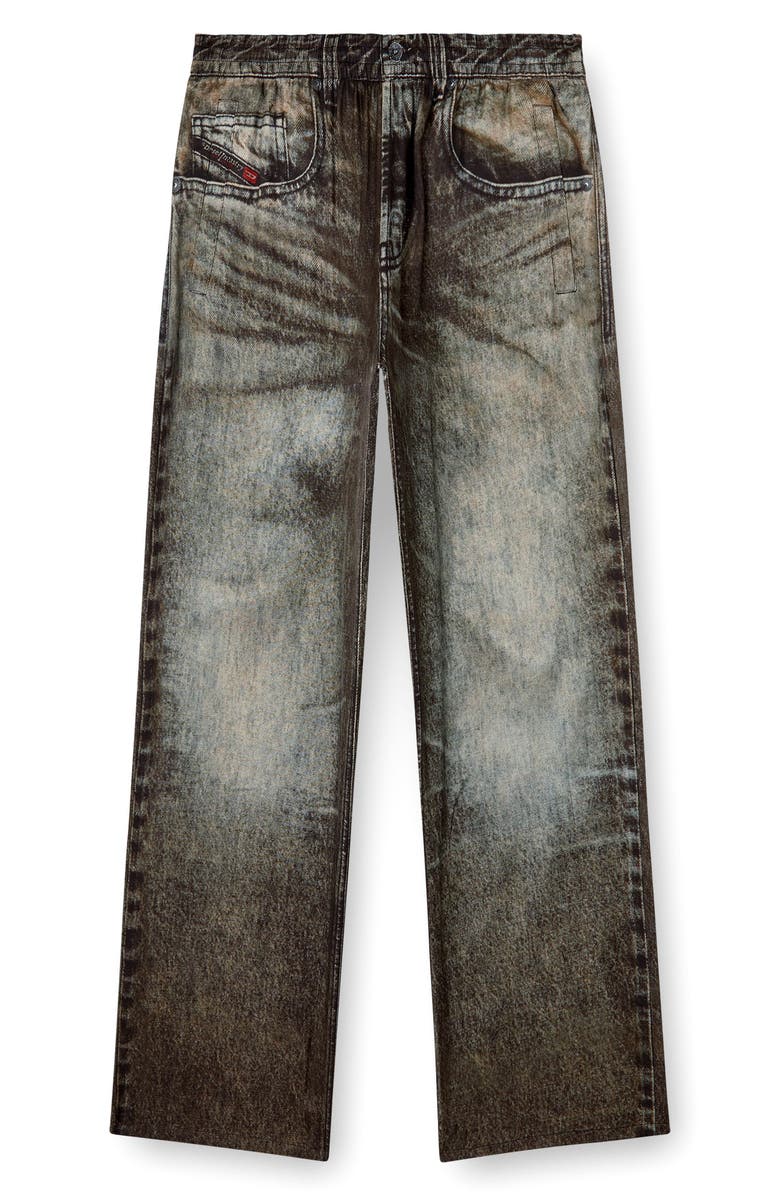 DIESEL<sup>®</sup> P-Theck Denim Print Pants, Alternate, color, Black/ Denim